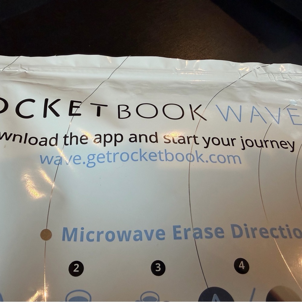 NEW! Unopened. Rocketbook Wave Reusable Notebook - Picture 4 of 6